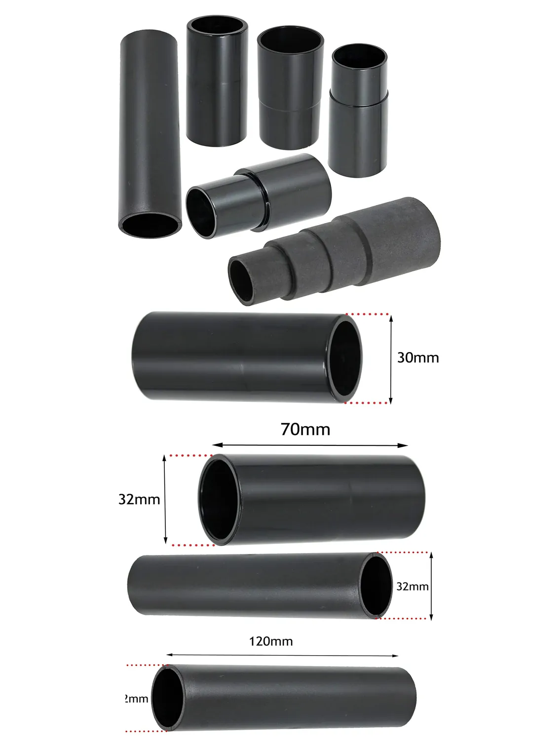 Hoover Dust Extraction Adapters for Sander/Planer – 6 Sizes