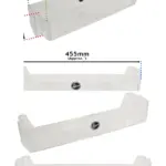 Hoover Fridge Freezer Lower Door Bottle Shelf – H1826MNB5 Replacement