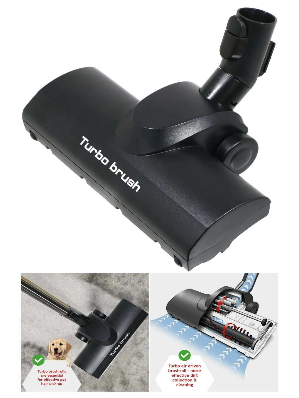 Hoover H-ENERGY H-POWER 300 Turbo Floor Brush – 35mm Replacement