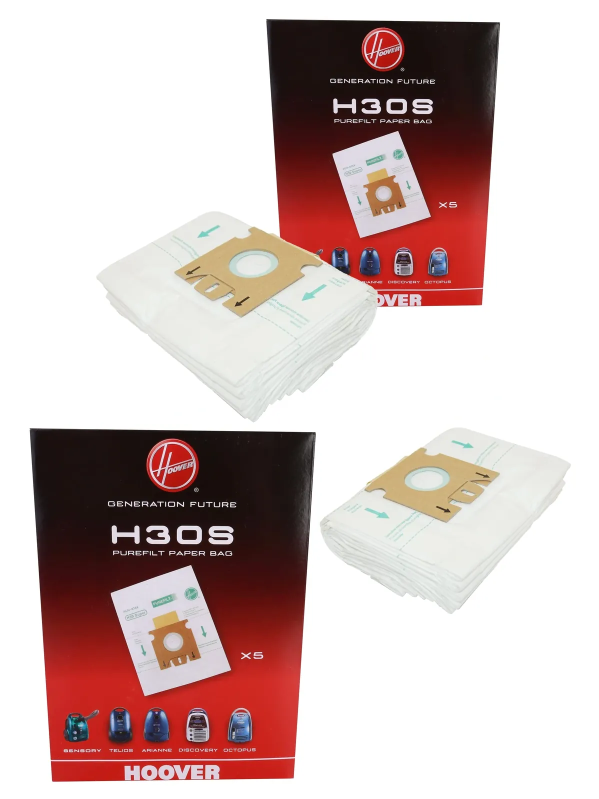 Hoover H30S Telios Ariane Octopus Vacuum Dust Bag 09178278