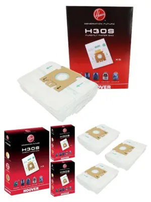 Hoover H30S Vacuum Dust Bag Genuine Octopus Pack of 3 09178278