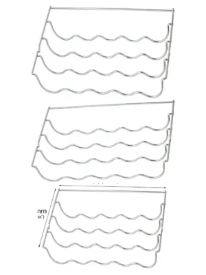 Hoover Refrigerator Wine Bottle Rack Shelf Insert – 457×290×70 mm