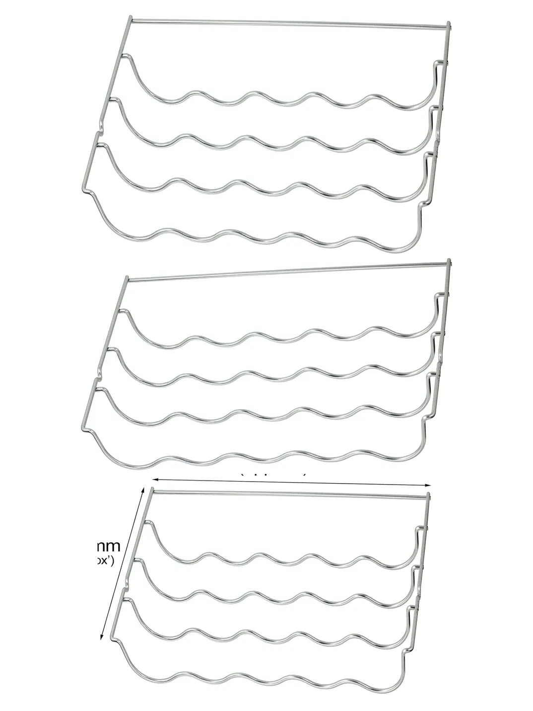Hoover Refrigerator Wine Bottle Rack Shelf Insert – 457×290×70 mm