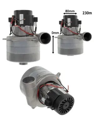 Hoover Replacement Triple-Stage Tangential Vacuum Motor 1400W 240V