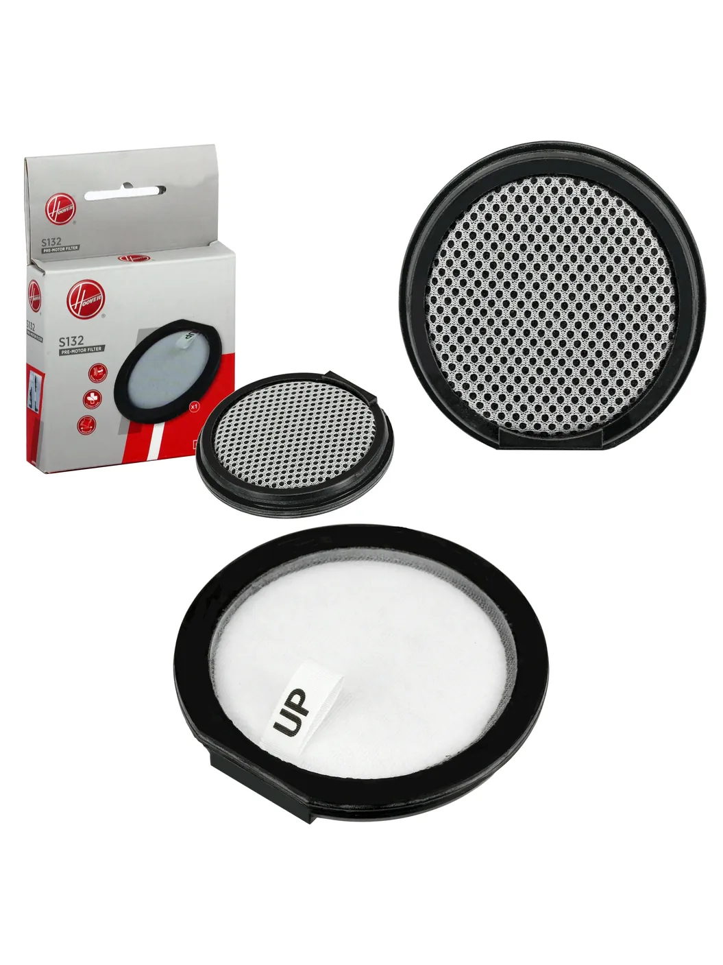 Hoover S132 Pre Motor Vacuum Filter Washable EPA H-Free 500 Series