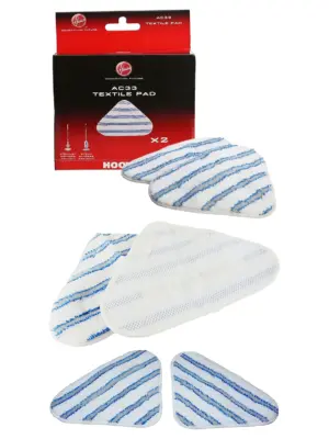 Hoover SteamJet AC33 Microfiber Mop Pads – Pack of 2, Textile Cleaning
