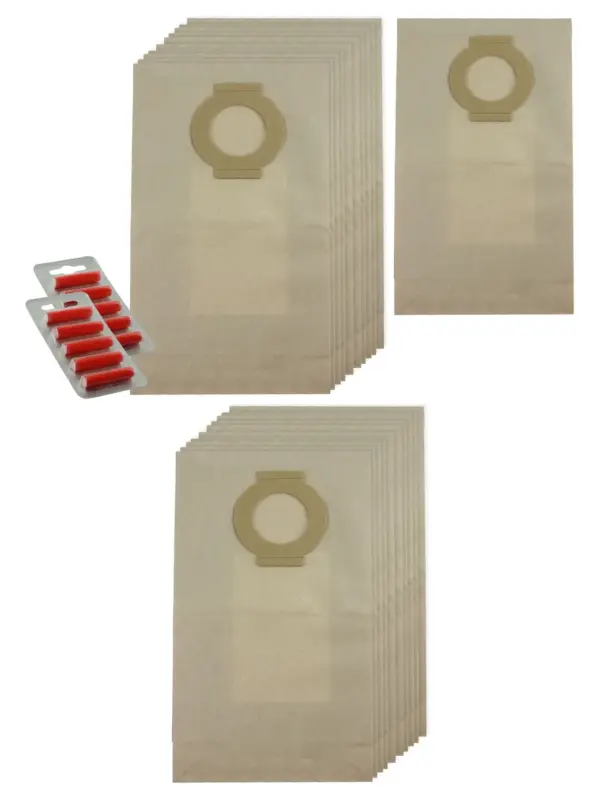 Hoover Vacuum Dust Bags 10-Pack + 10 Fresheners - Compatible