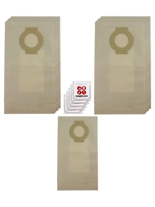 Hoover Vacuum Dust Bags 5-Pack with 5 Freshener Refills