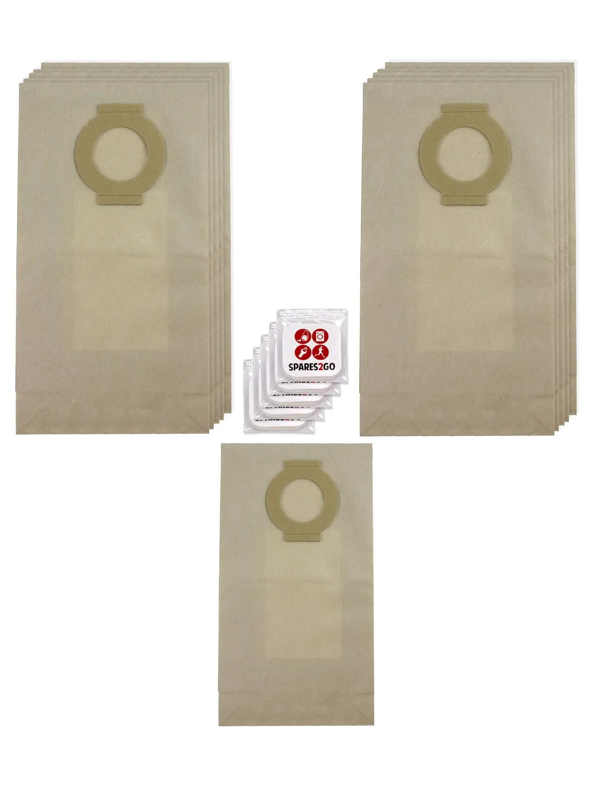 Hoover Vacuum Dust Bags 5-Pack with 5 Freshener Refills
