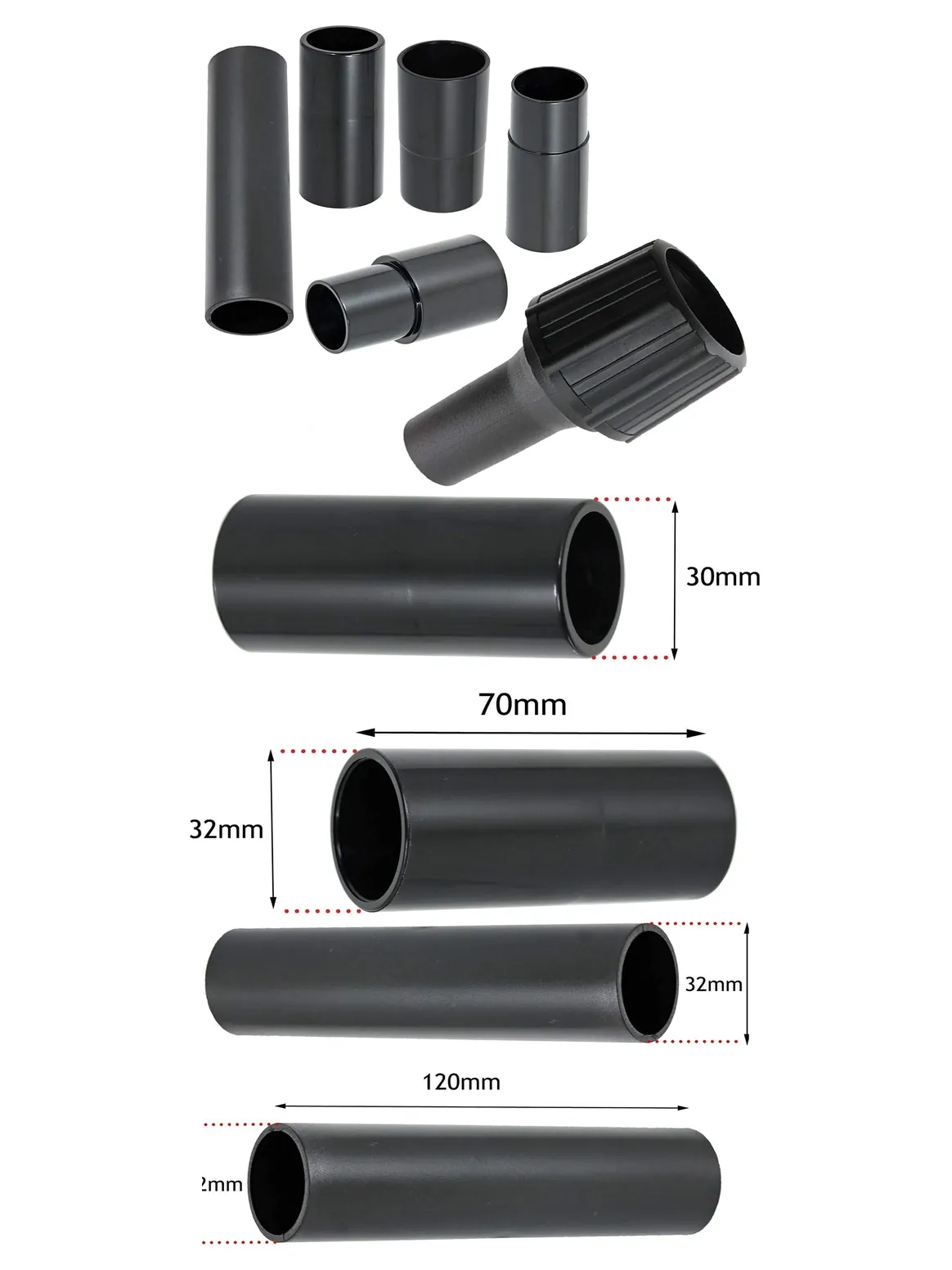 Hoover Vacuum Dust Extraction Adapter Set for Sander & Planer