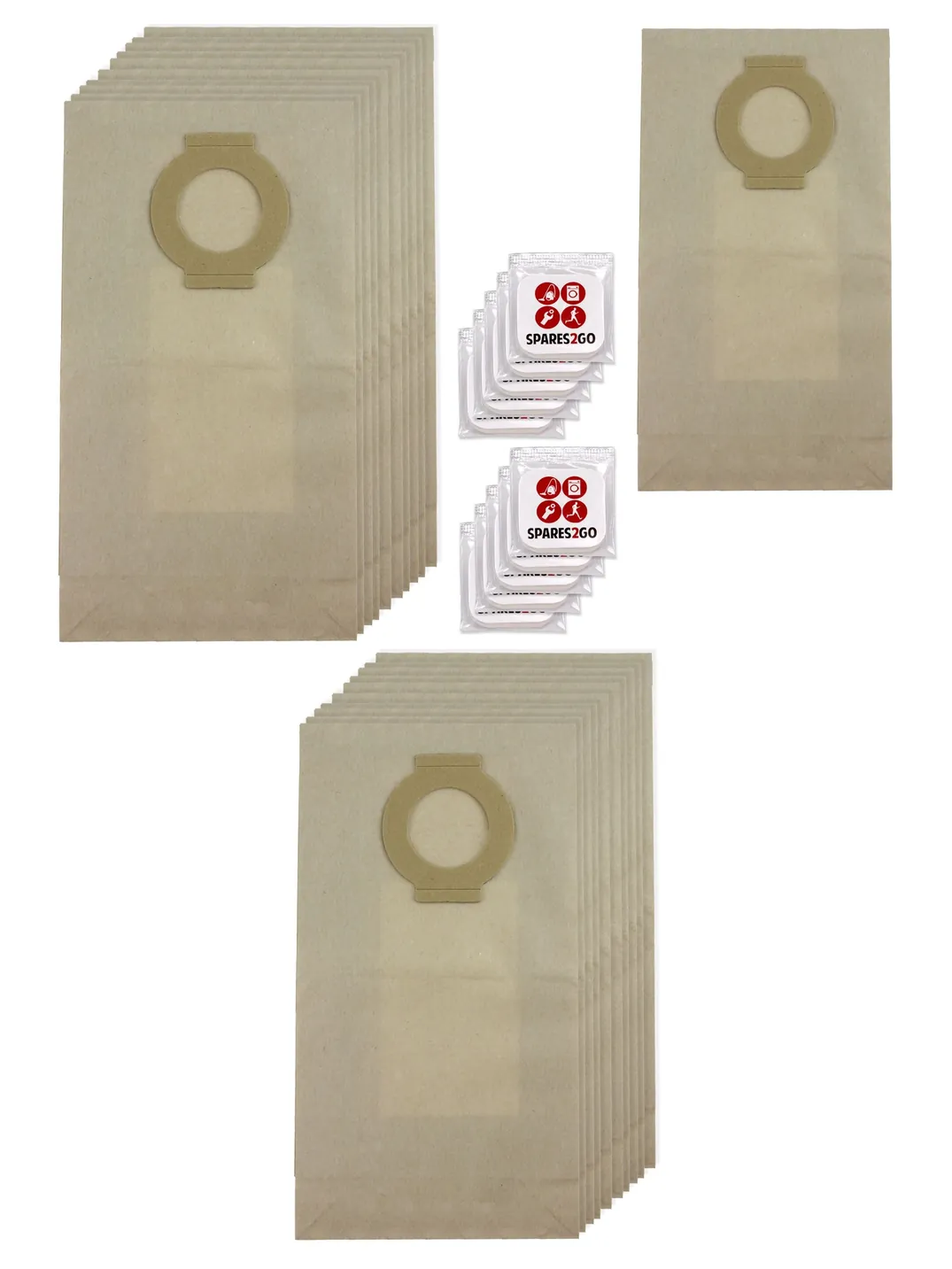 Hoover Vacuum Replacement Dust Bags – 10 Pack with 10 Fresheners