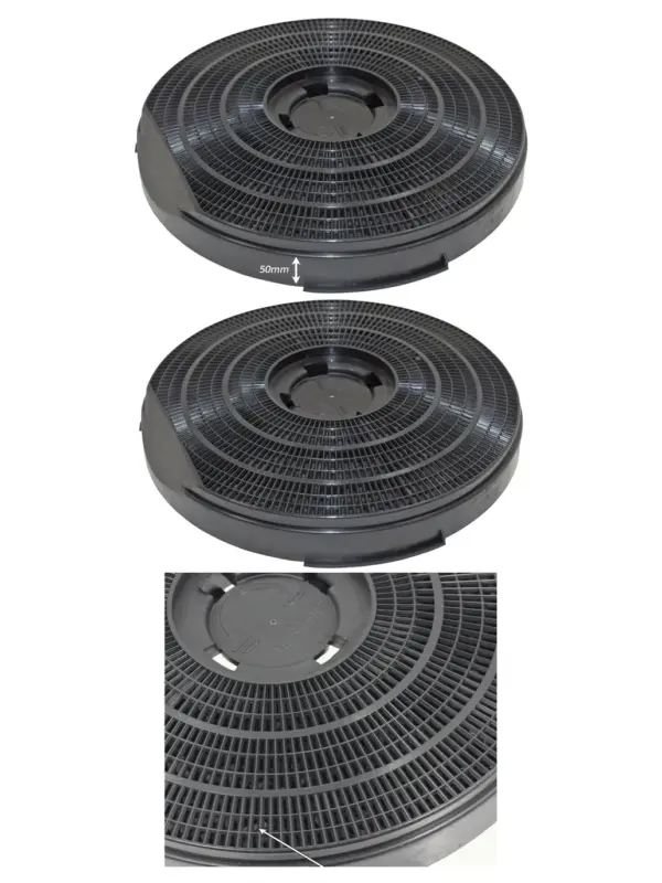 Hotpoint 260mm Round Carbon Filter for Charcoal Cooker Hood BH41 HTN40