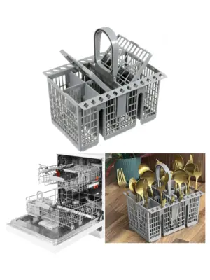 Hotpoint Dishwasher Cutlery Basket Removable Handle Foldable Doors