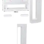 Hotpoint Fridge & Freezer Replacement Door Handle White 190mm