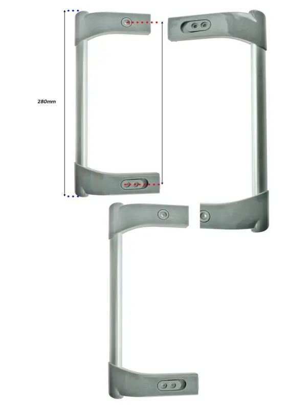 Hotpoint Granite Door Handle for FZ150G FZFM151G RZS150G Fridge