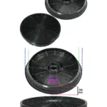 Hotpoint Kitchen Hood Carbon Charcoal Filter – 2 Pack Vent Replacement