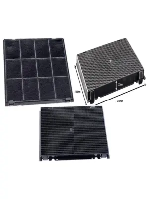 Hotpoint Kitchen Hood Carbon Filter 240x270mm for Extractor Fan Vent