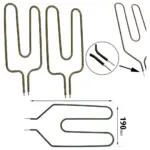 Hotpoint Night Storage Heater Element 850W Crank Neck – Pack of 2