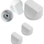 Hotpoint Oven Control Knob Replacement – White, 2‑Piece Set