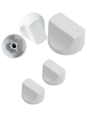 Hotpoint Oven Control Knob Replacement – White, 2‑Piece Set
