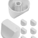 Hotpoint Oven Control Knob Replacement – White, 6‑Piece Pack