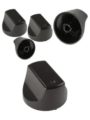 Hotpoint Oven Control Knob Set – Black Replacement Switches