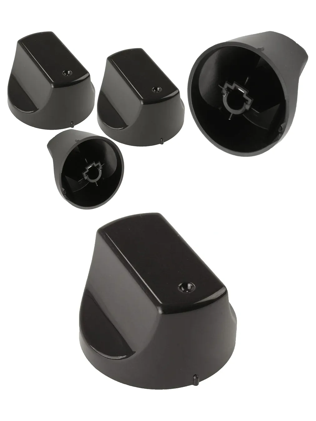 Hotpoint Oven Control Knob Set – Black Replacement Switches