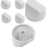 Hotpoint Oven Control Knob Set – White Replacement Switches