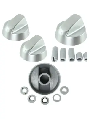 Hotpoint Oven Control Knob – Silver Replacement Set