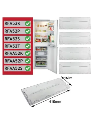 Hotpoint RFA52/RFAA52 Plastic Drawer Front Handle Pack of 4