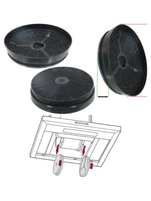 Howden CF110 Carbon Filter for Cooker Hood – Easy Replace Extractor