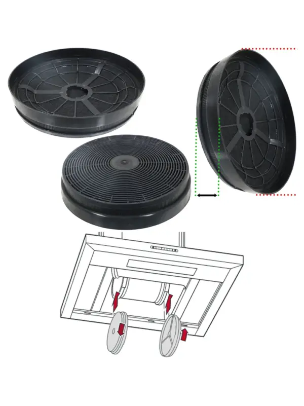 Howden CF110 Carbon Filter for Cooker Hood – Easy Replace Extractor
