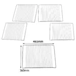 Howden's Lamona HJA3700 Double Wire Oven Shelf – 463×360 mm Grill Rack