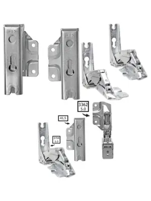 Howdens Fridge Freezer Door Hinge Pair – Left & Right, 3363/3362