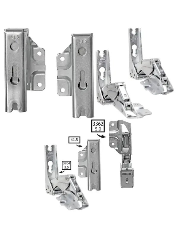 Howdens Fridge Freezer Door Hinge Pair – Left & Right, 3363/3362