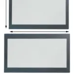 Howdens Lamona Oven Door Glass Panel Replacement 520x398mm