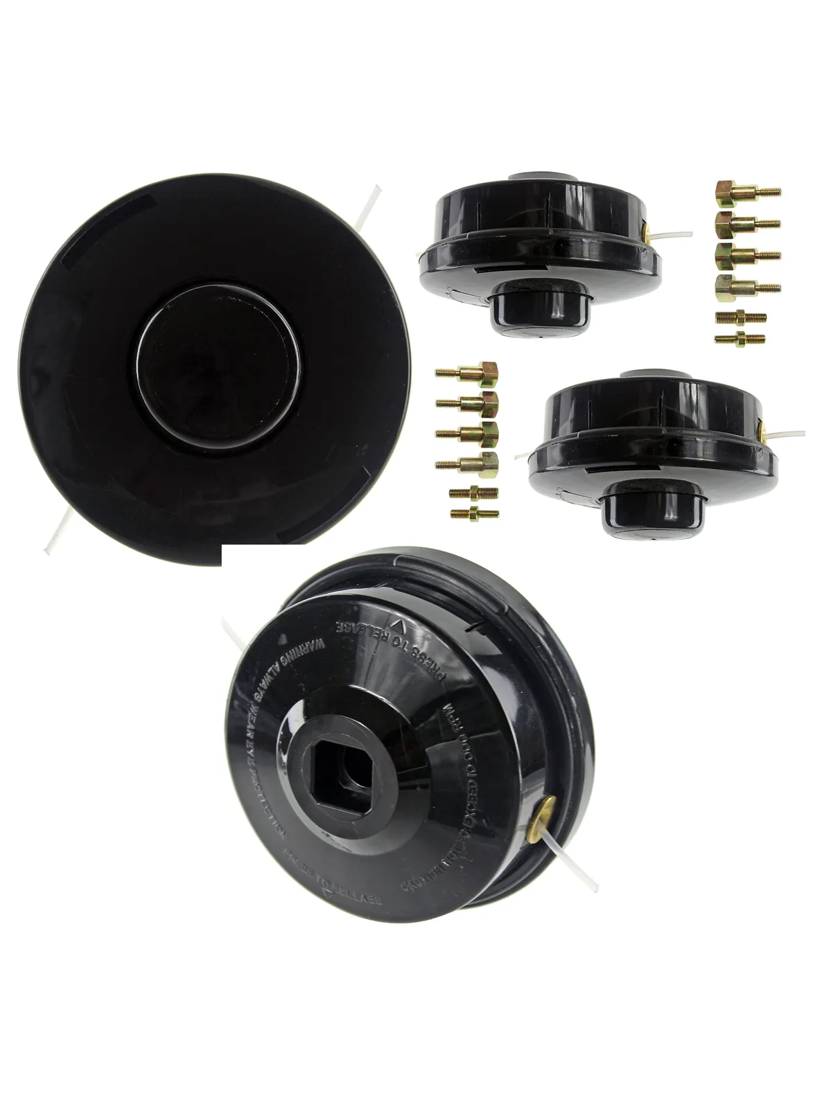 Husqvarna Dual-Line Bump Feed Spool Head 2‑Pack for Trimmer