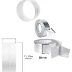 HVAC Vent Connector Kit - 5 Hose Adapters + 45m Aluminum Foil Tape