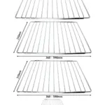 Hygena Adjustable Extendable Oven Shelf – 310‑590mm, Pack of 2