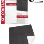 Hygena Hood Carbon Foam Grease Filter Kit 57x47 cm Cut to Size