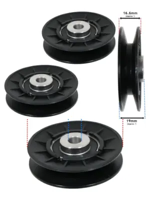 Idler Pulley V for John Deere G110/L100-L130 Mowers – GX20286 2pcs