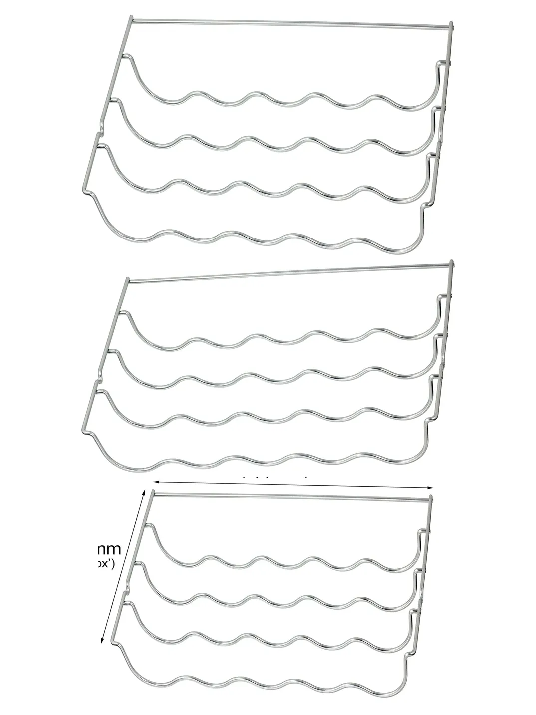 Ignis Fridge Wine Bottle Rack Insert – 457×290×70 mm Shelf