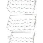 IKEA-compatible wine rack insert 457×290×70 mm fridge shelf