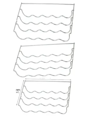 IKEA-compatible wine rack insert 457×290×70 mm fridge shelf