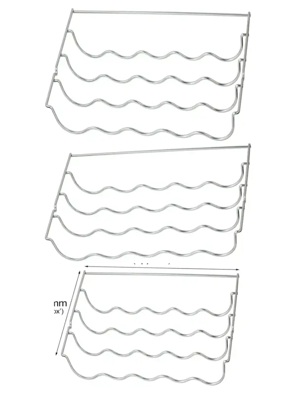 IKEA-compatible wine rack insert 457×290×70 mm fridge shelf