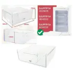 IKEA DJUPFRYSA Fridge Freezer Drawer Storage Box – Top Middle Container