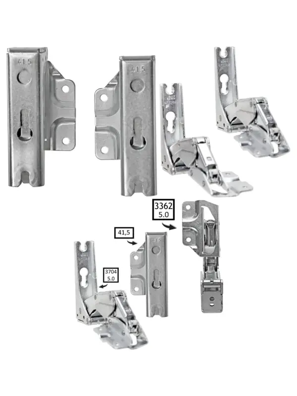 IKEA Fridge Door Hinge Pair - Integrated Left & Right