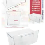 IKEA Isande Bottom Drawer Shelf Box for Fridge Freezer Storage