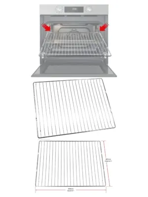 IKEA Oven Grill Shelf – 426×357 mm Rack (FDOV8/2) – Model 101-562-08