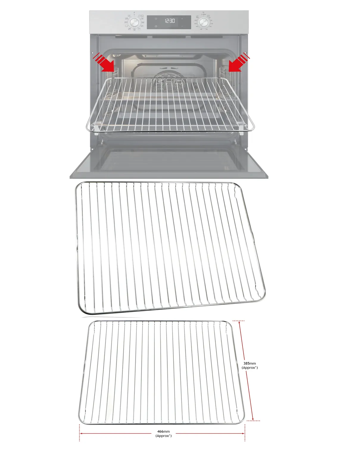 IKEA Oven Grill Shelf – 466 × 385 mm Kitchen Baking Rack